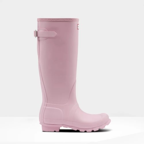 Hunter Original Back Adjustable Tall Rain Boots For Womens - NZ O4318